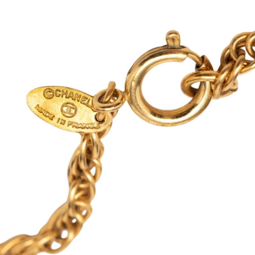 CHANEL Gold Logo Necklace - Picture 3 of 4